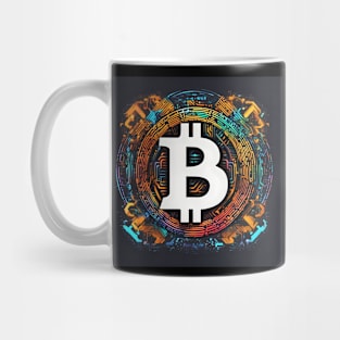 Bitcoin colorful Mug